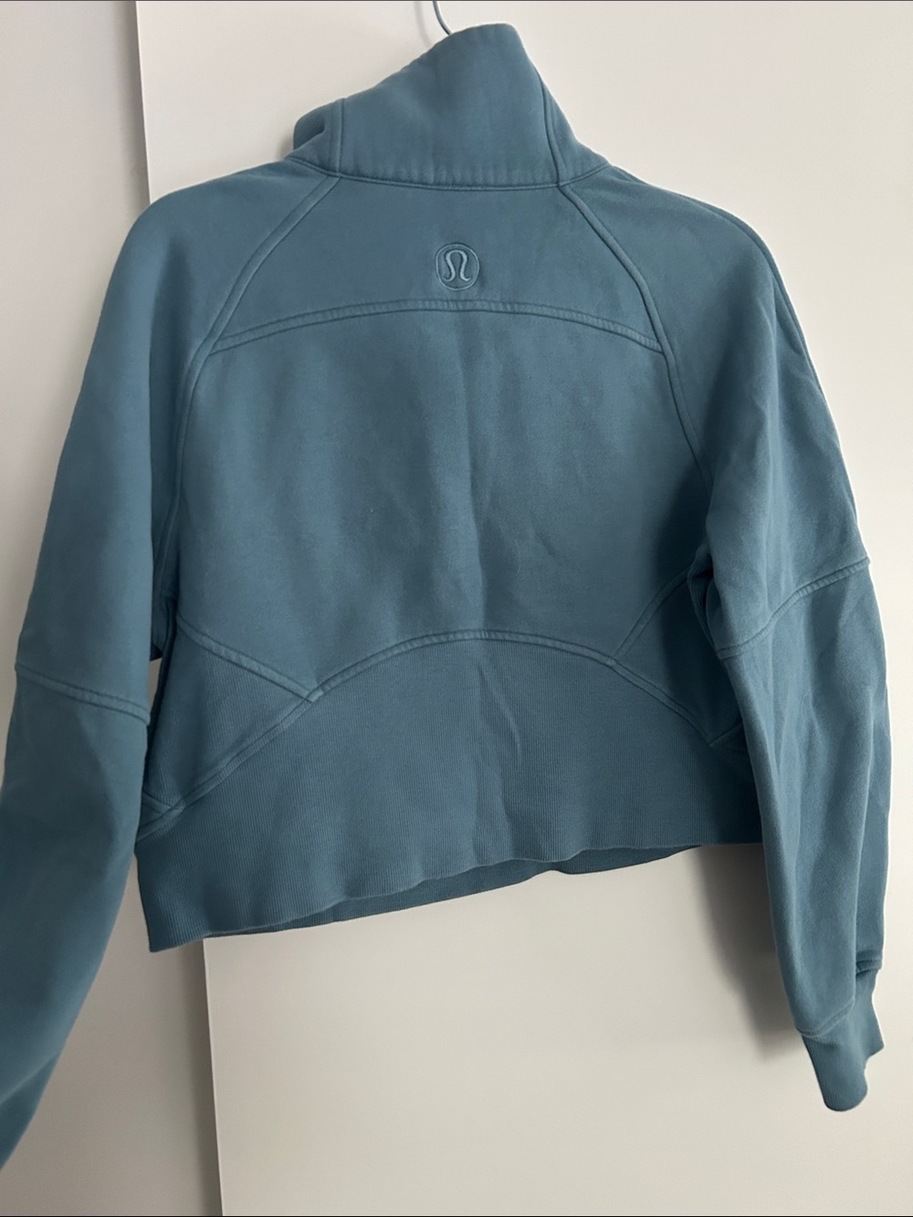 lululemon athletica Scuba Oversized Funnel Neck Half Zip Utility Blue XS / S - Picture 5 of 9